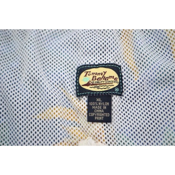 TOMMY BAHAMA Men's Swimming Trunks‎ SIZE XL Green Floral - Picture 6 of 6